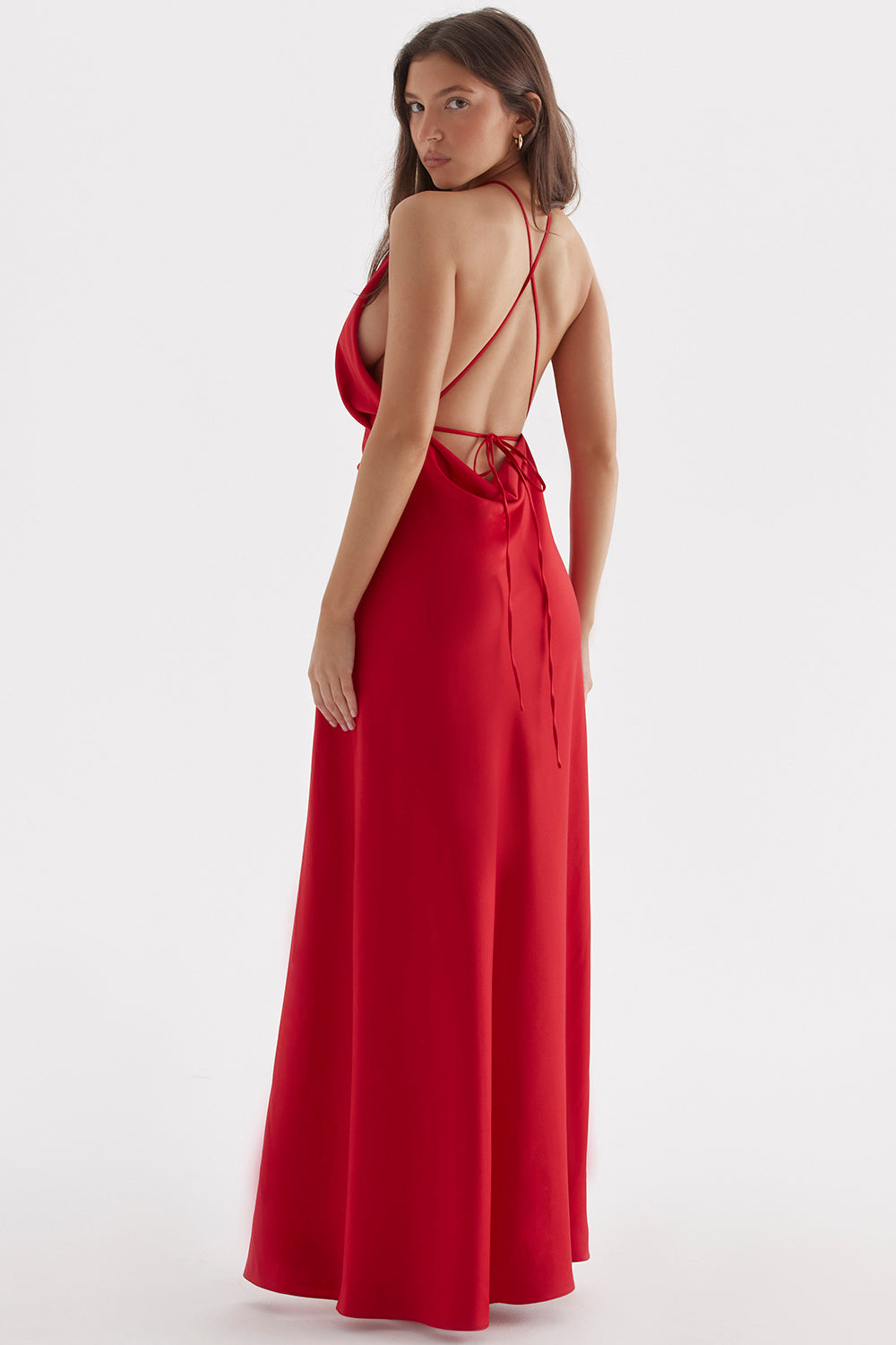 Luxury maxi dress with thigh split