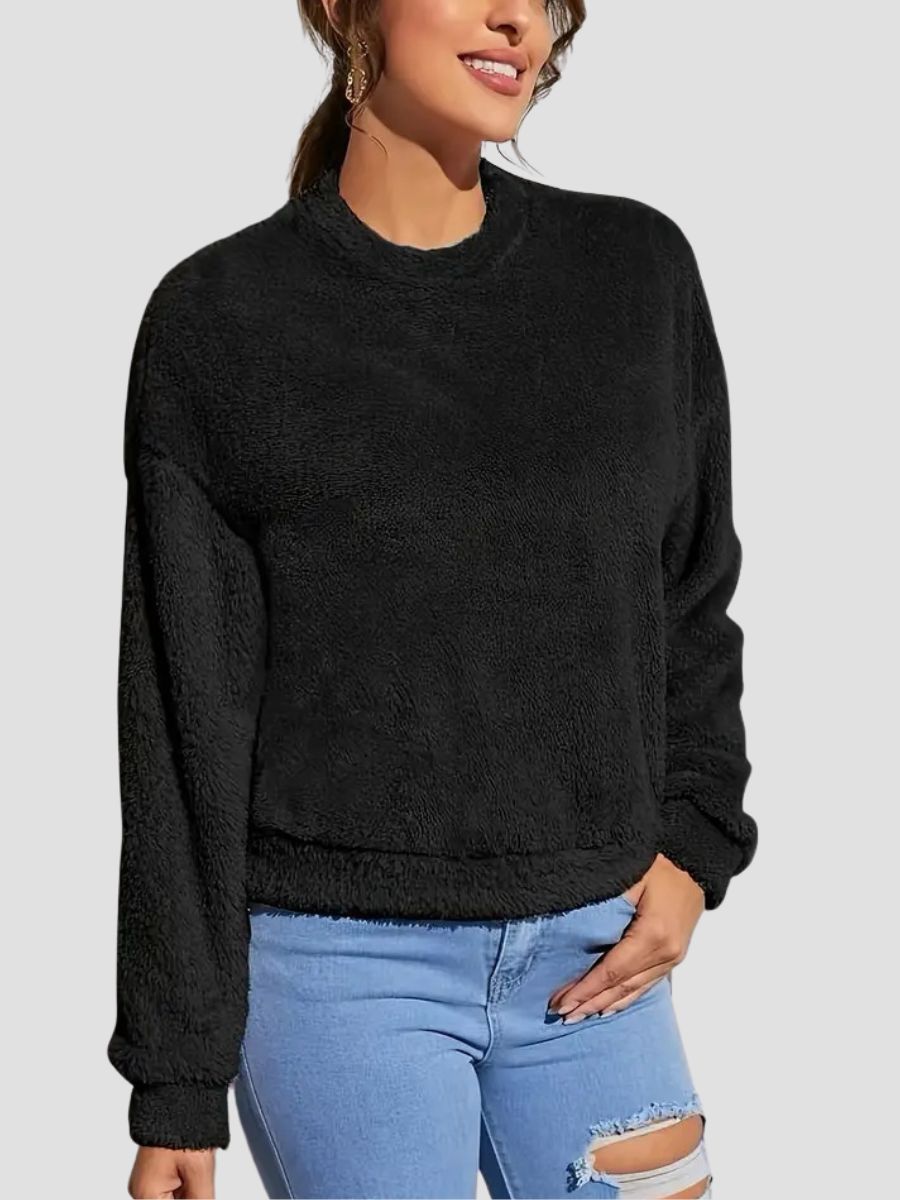 fluffy sweater