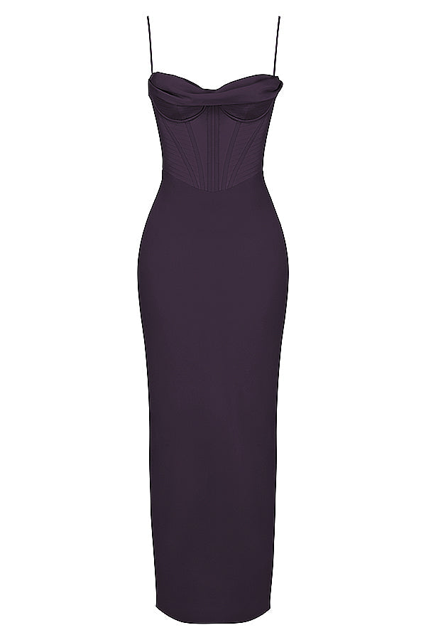 Elegant corset maxi dress