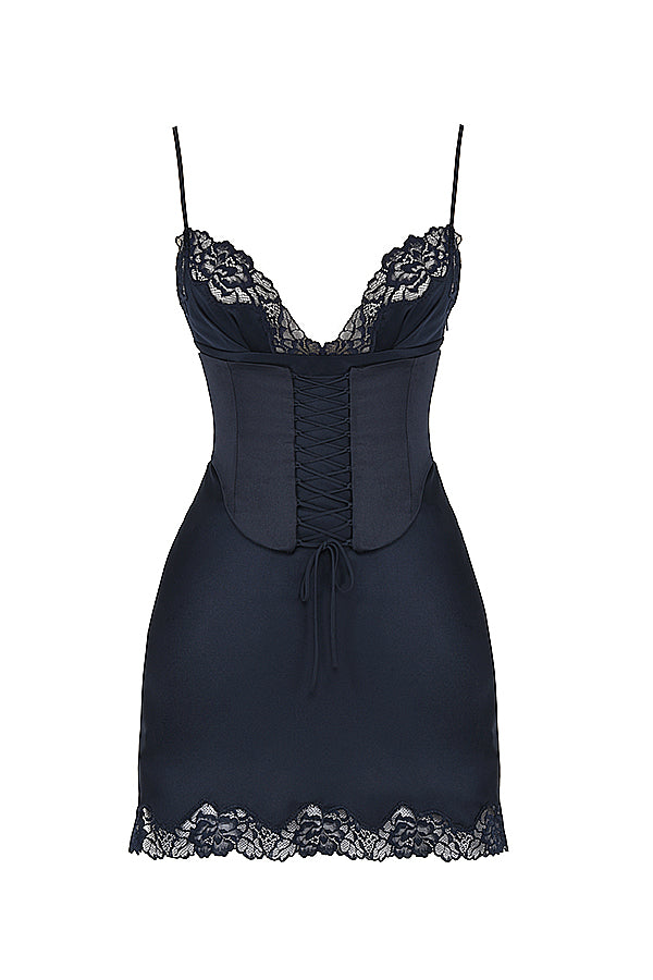 Satin slip dress