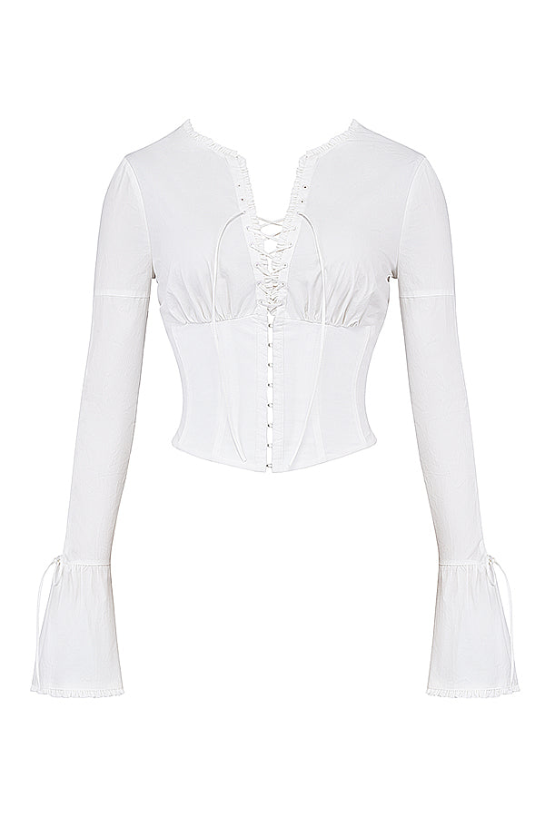White lace top