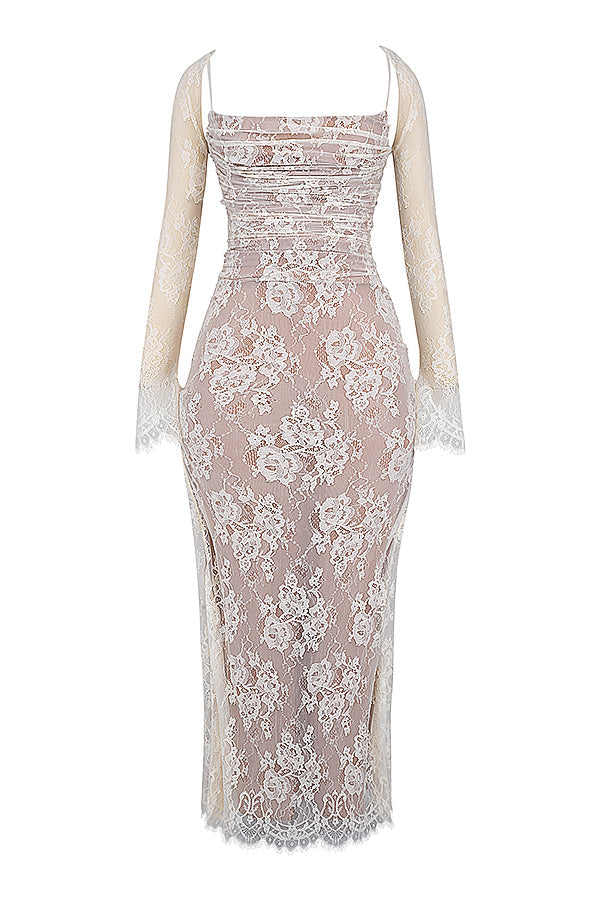 Lace maxi dress