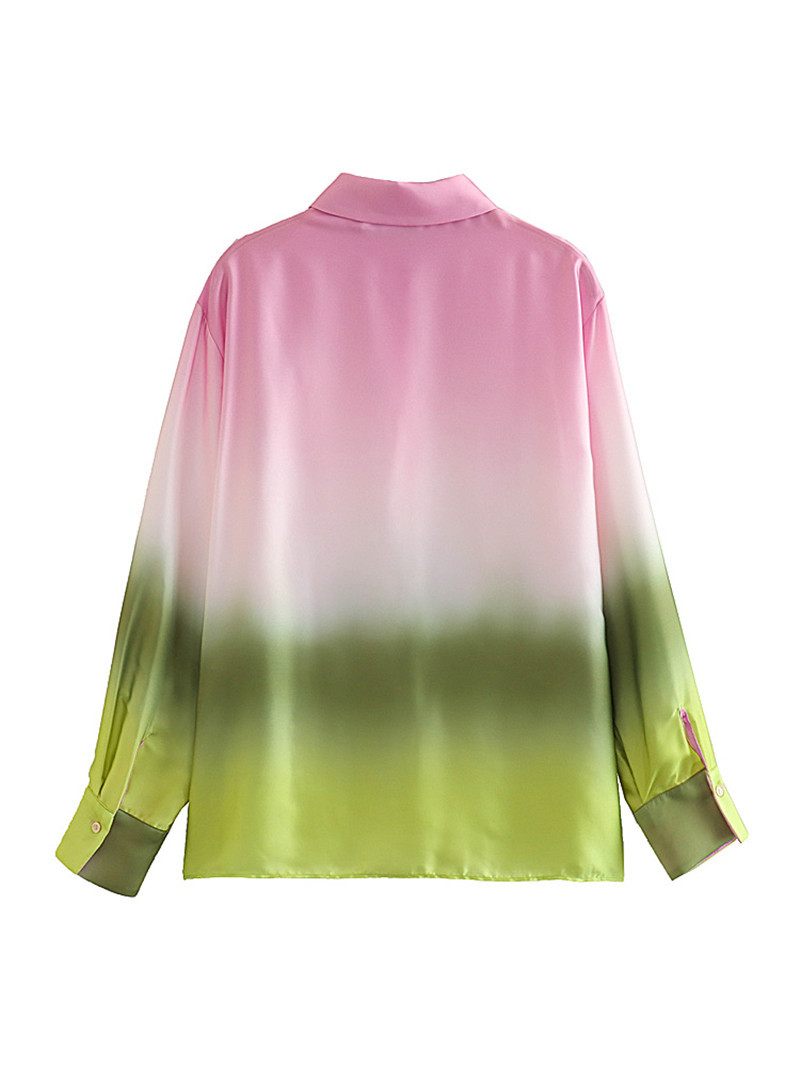 Batik pleated shirt with skirt set