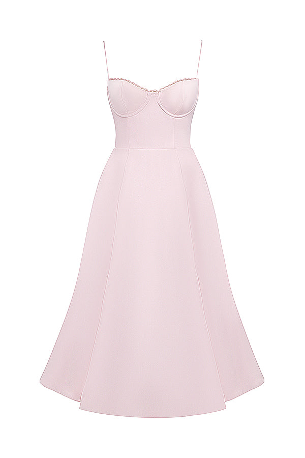 Tulle midi dress