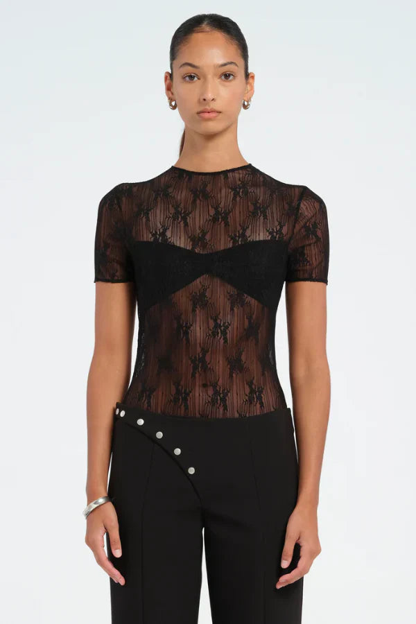 Backless Lacy Top