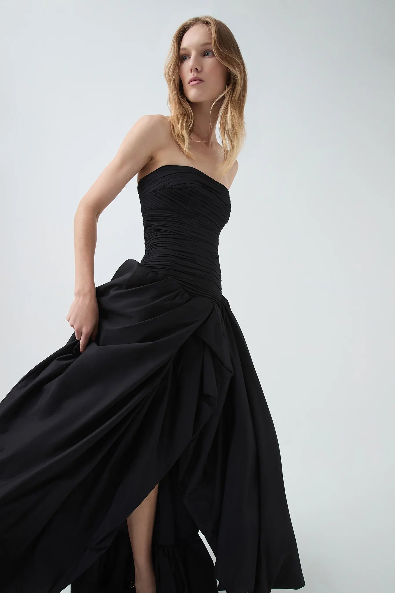 Bubble Hem Maxi Dress