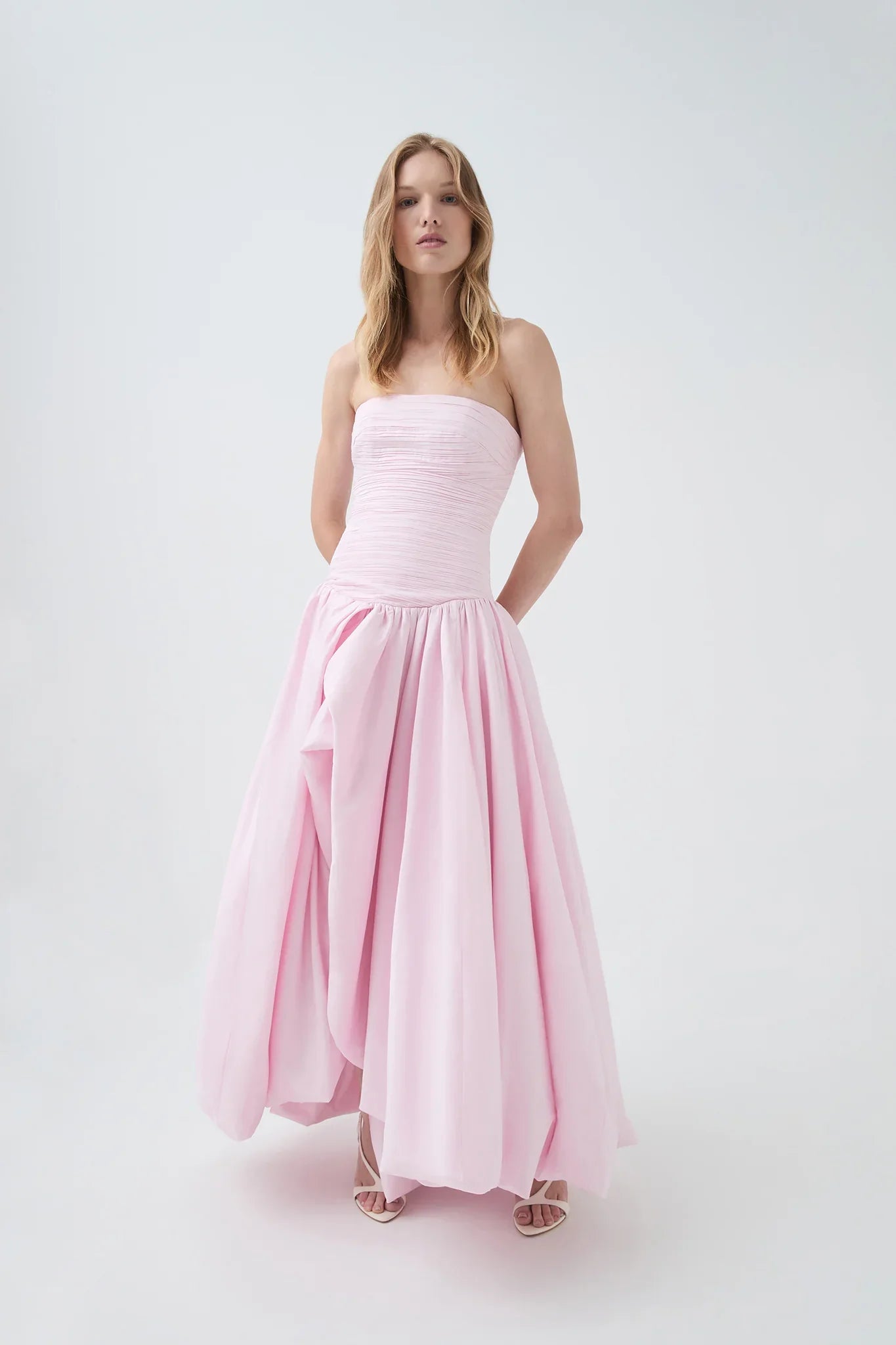Bubble Hem Maxi Dress
