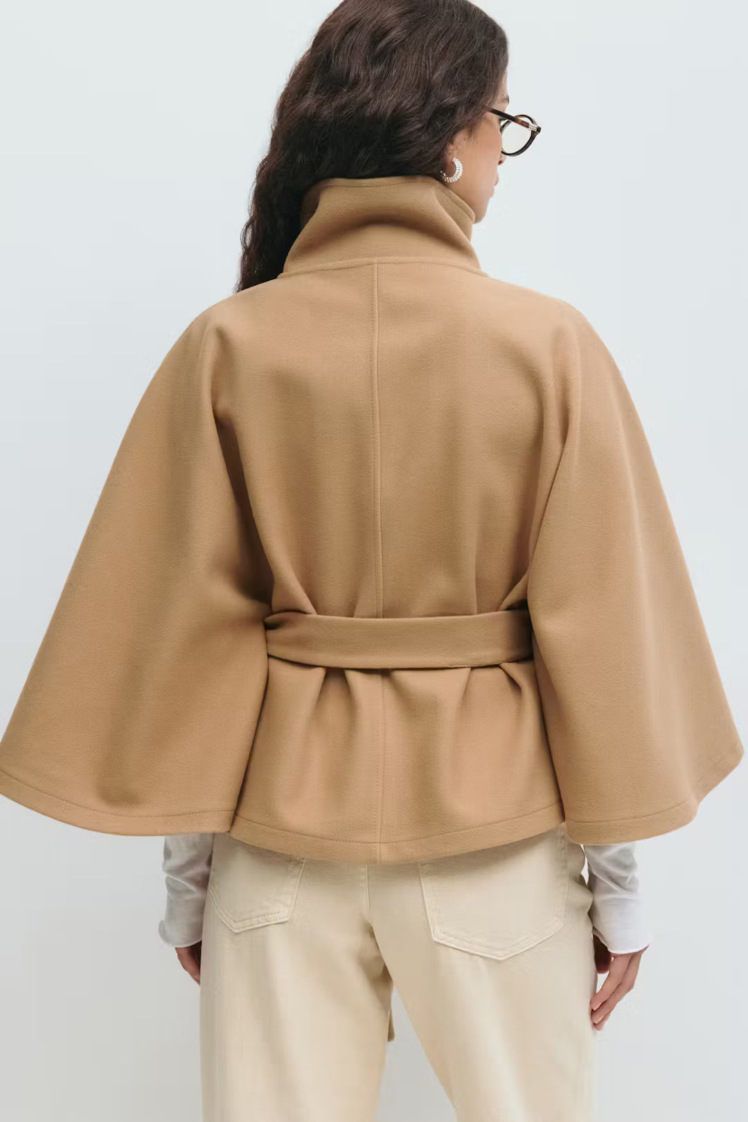 Belt Cape Loose Jacket