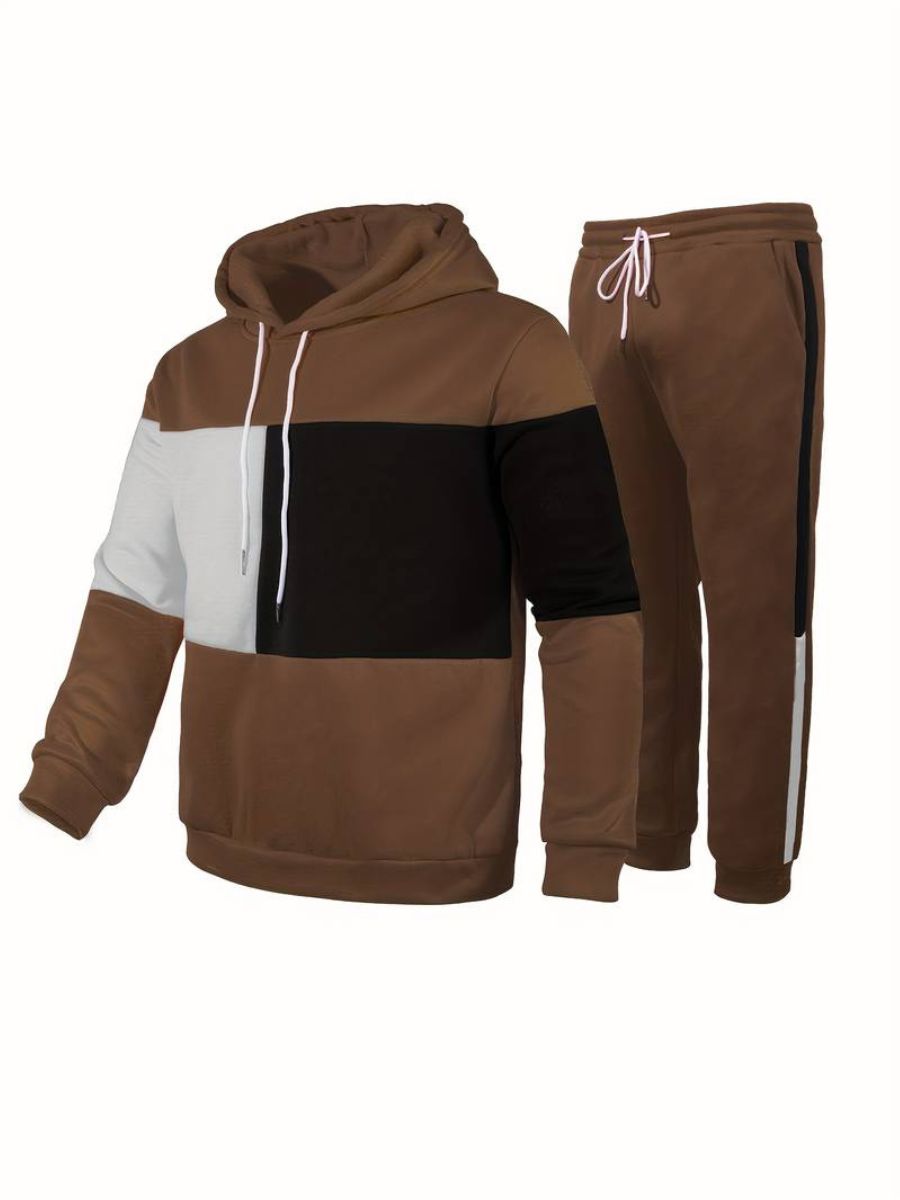 hoodie and drawstring joggers