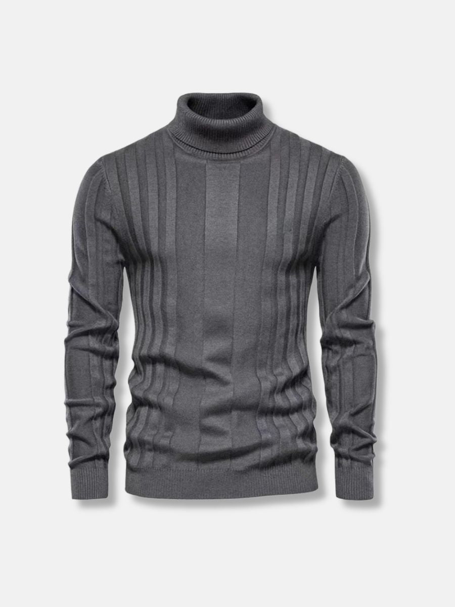 checked sweater