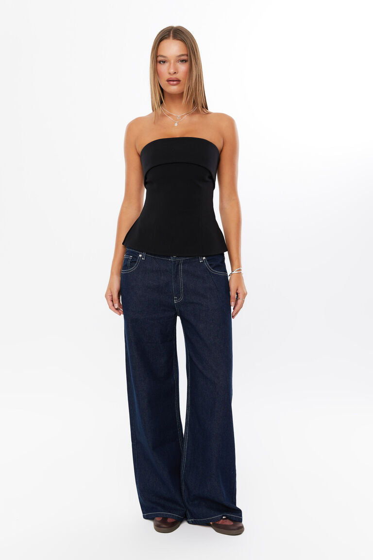 Side Split Tube Top