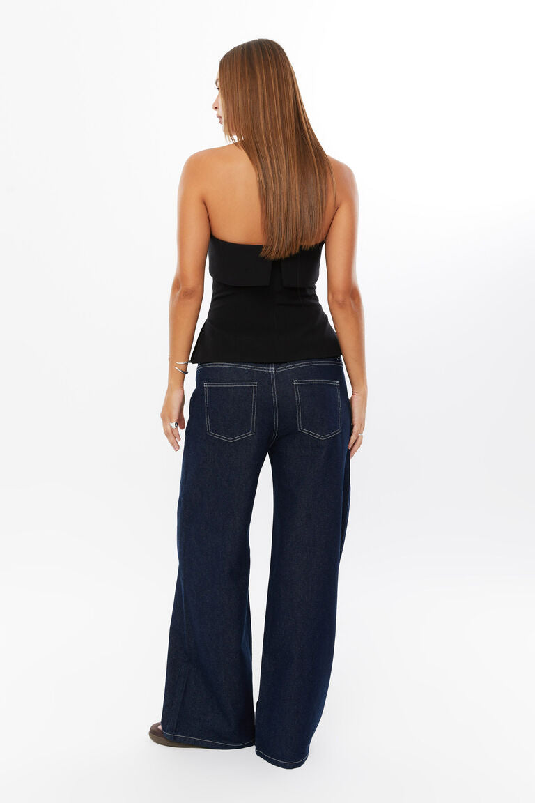 Side Split Tube Top