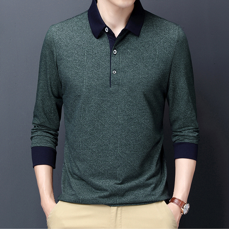 Striped polo shirt