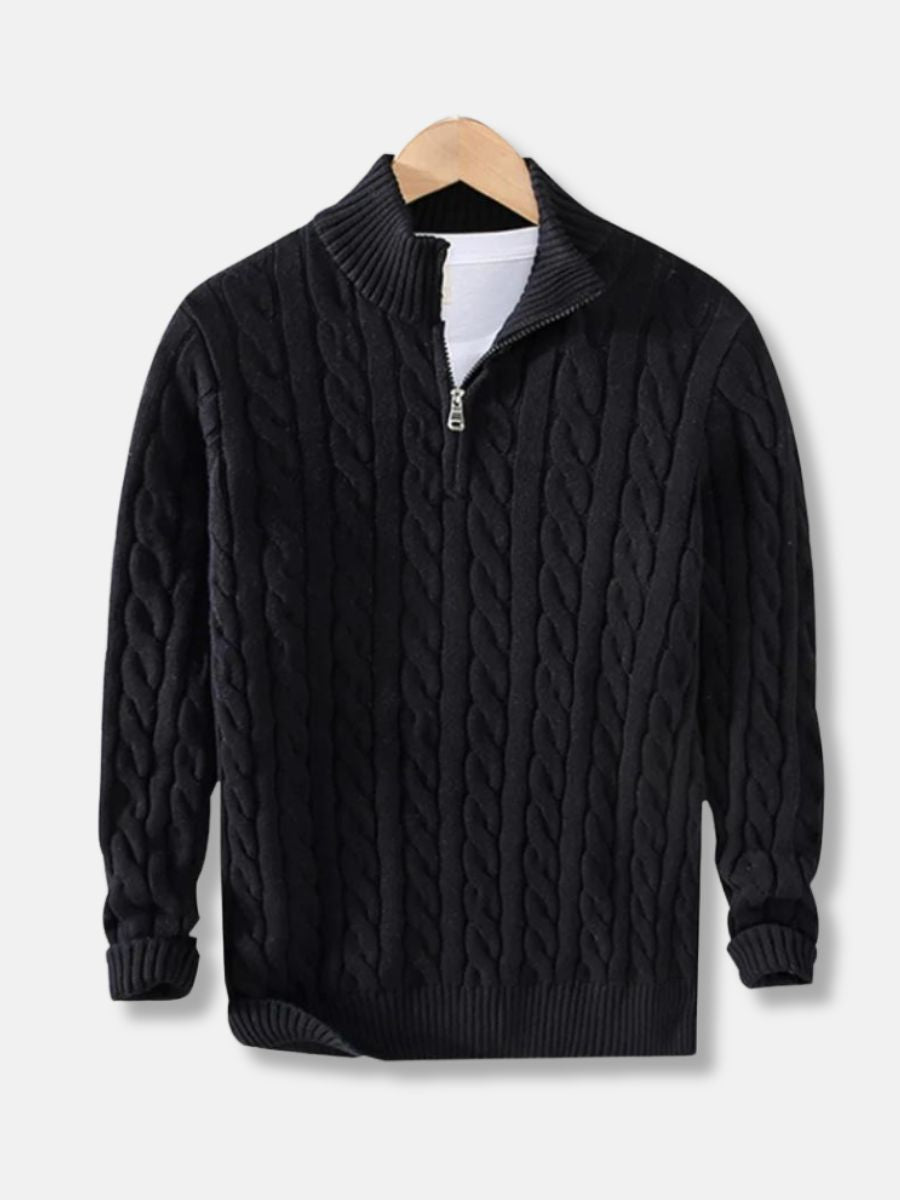 sweater with zipper