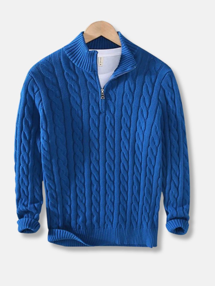 sweater with zipper