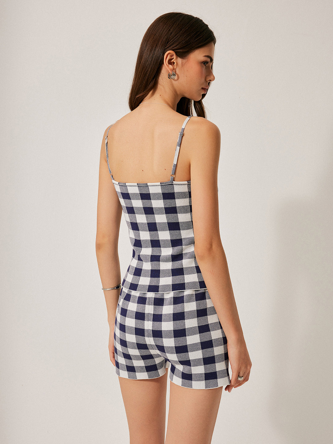 Checkered Top With Shorts