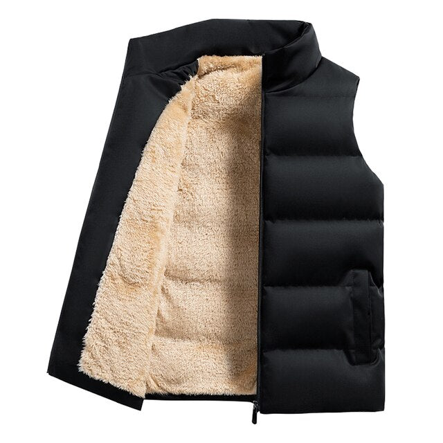 Down jacket made of cotton with lambswool filling