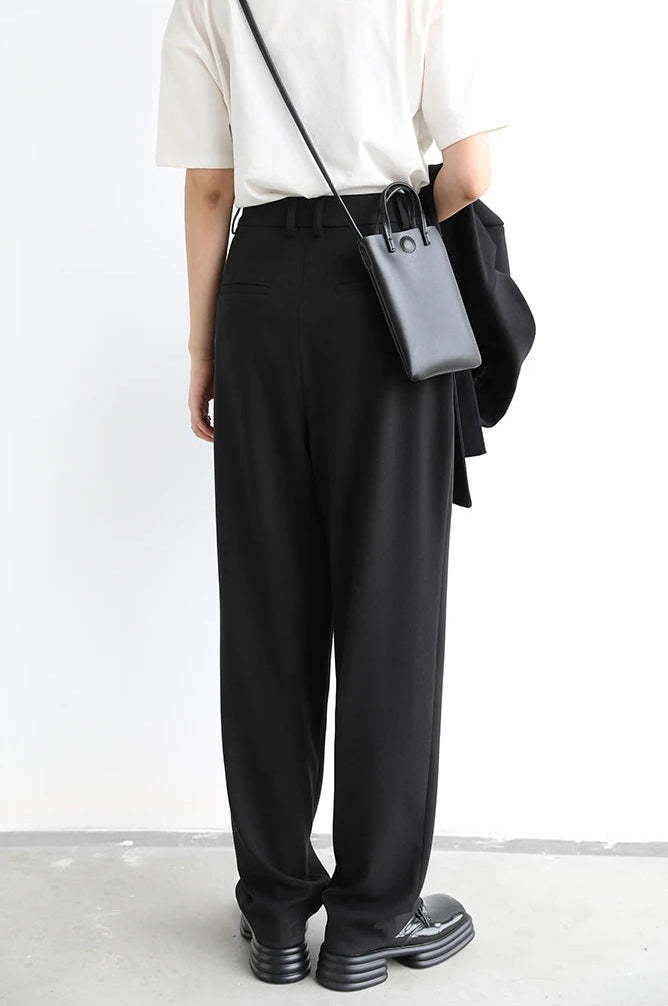 Twill Wide Leg Pants