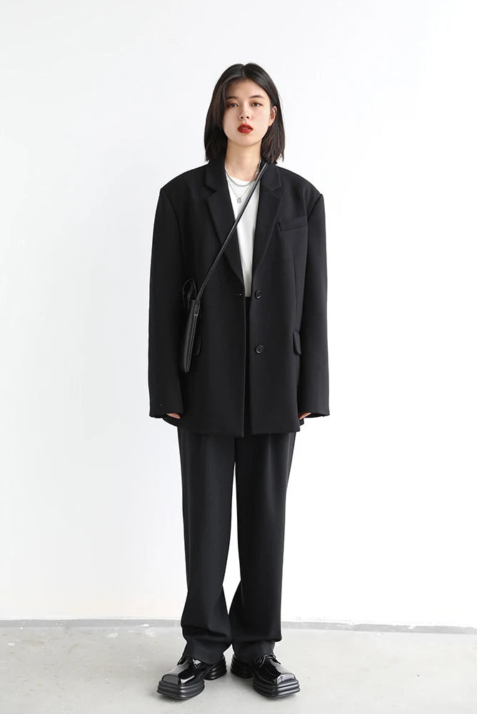 Twill Wide Leg Pants