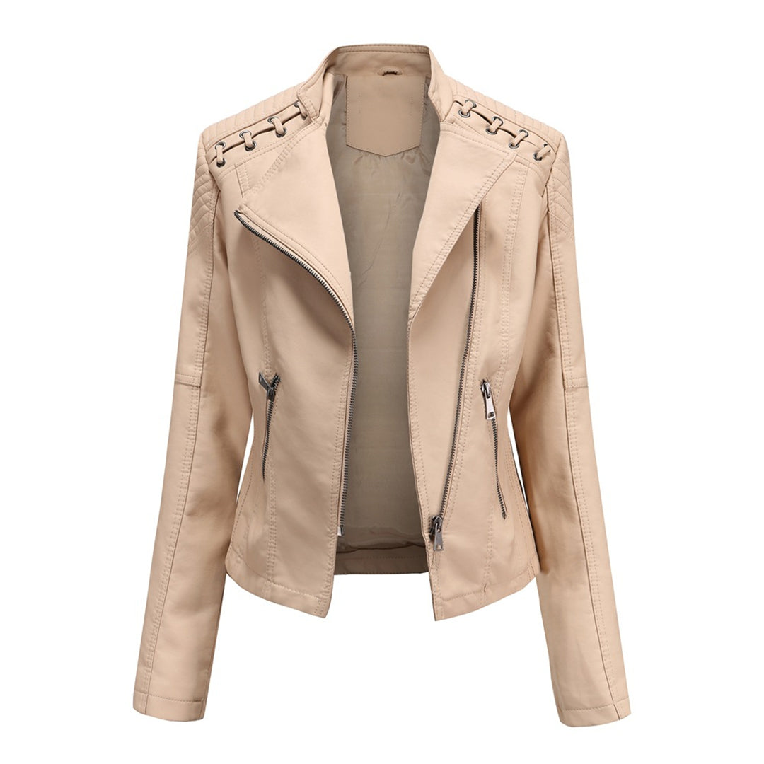 Stylish leather jacket