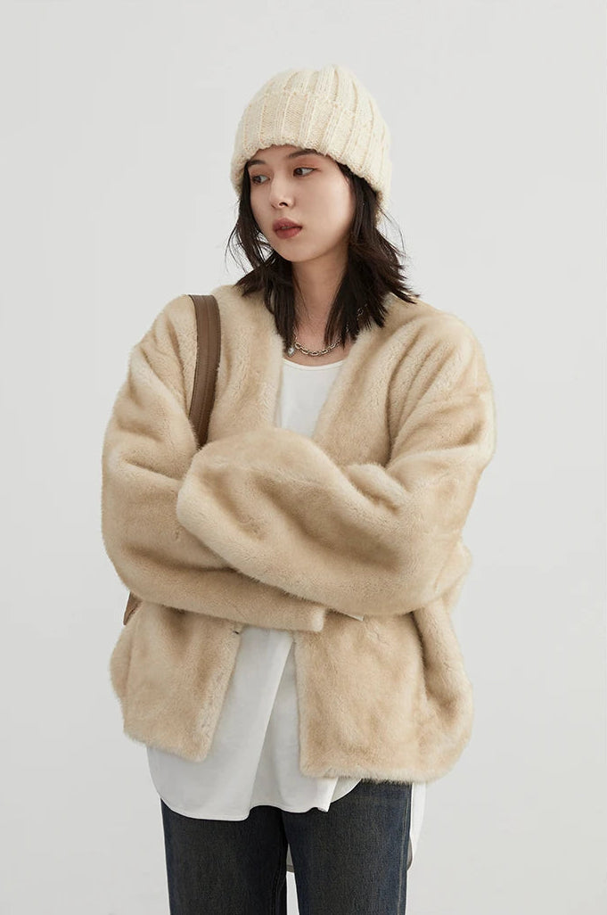 Loose Plush Jacket