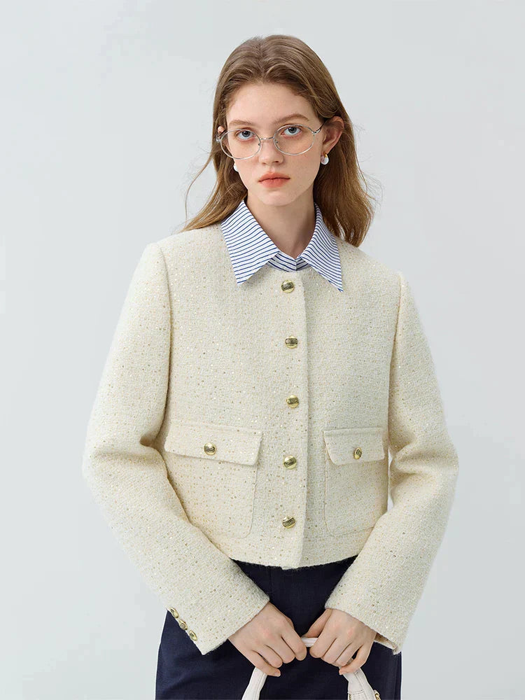 Luxury blazer and skirt set