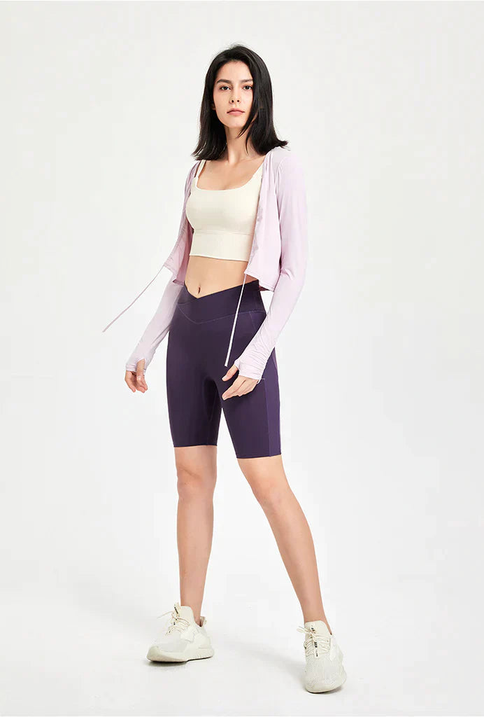 Scarf sports top