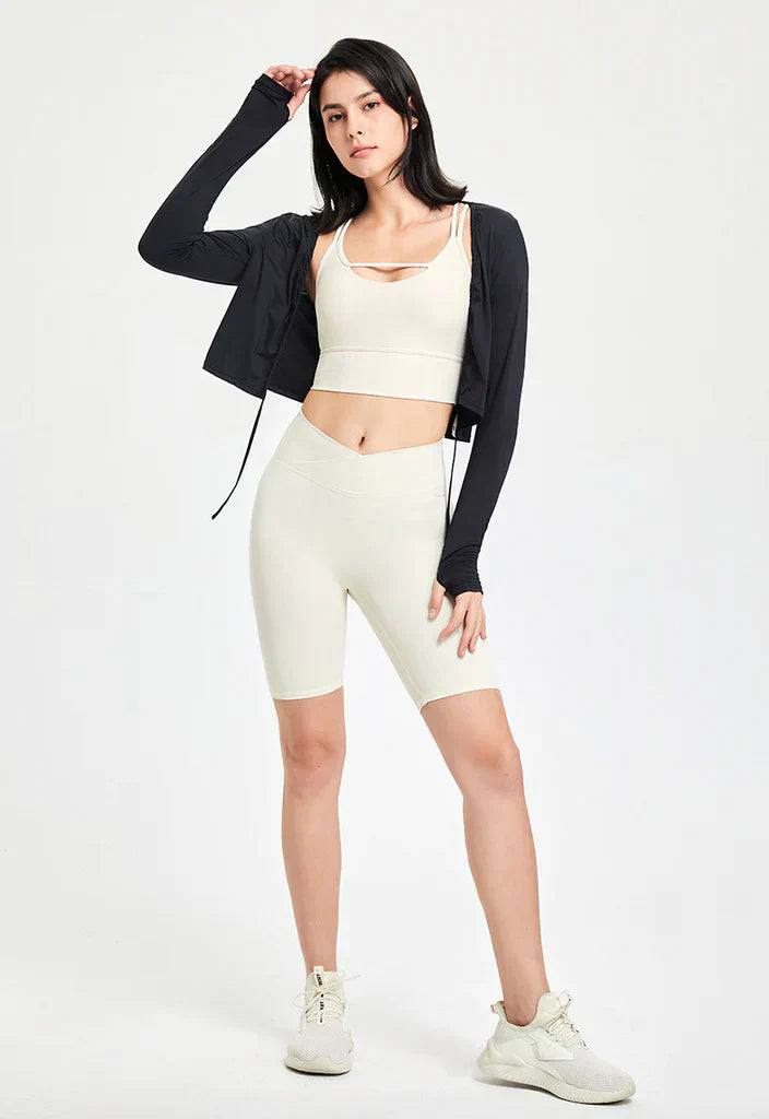 Scarf sports top