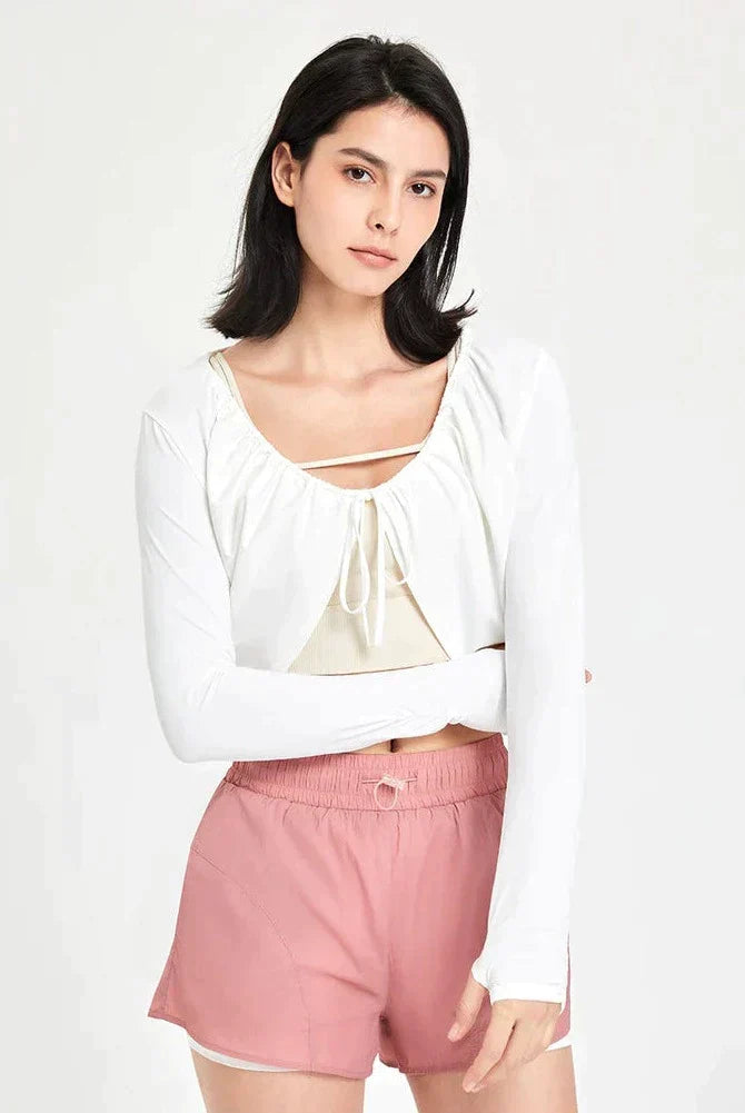 Scarf sports top