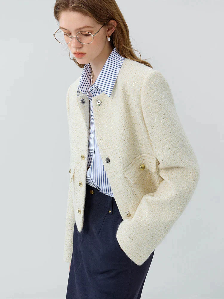 Luxury blazer and skirt set