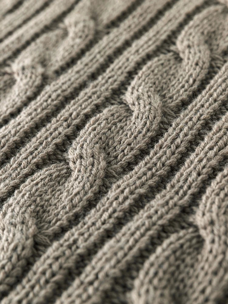 Dough Twists High Neck Sweater