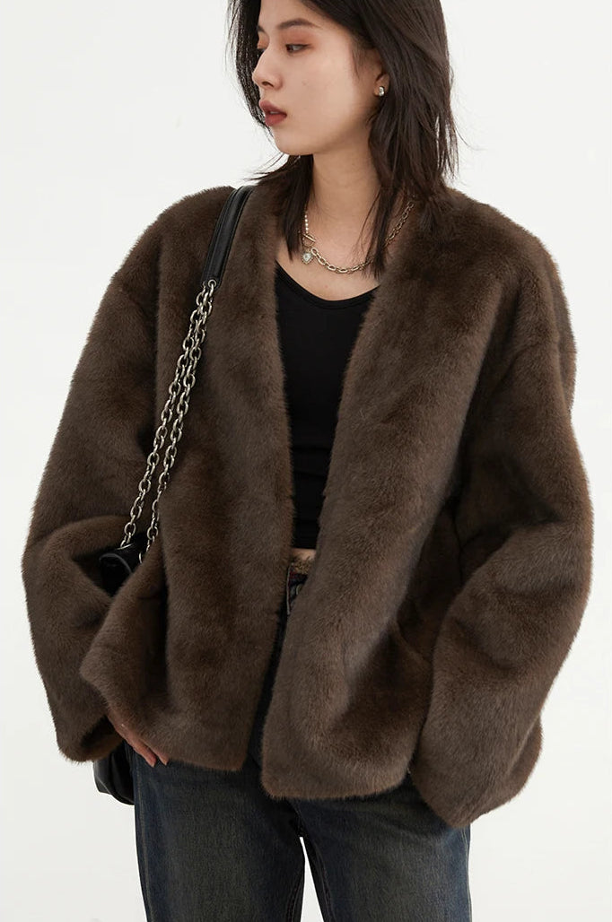 Loose Plush Jacket