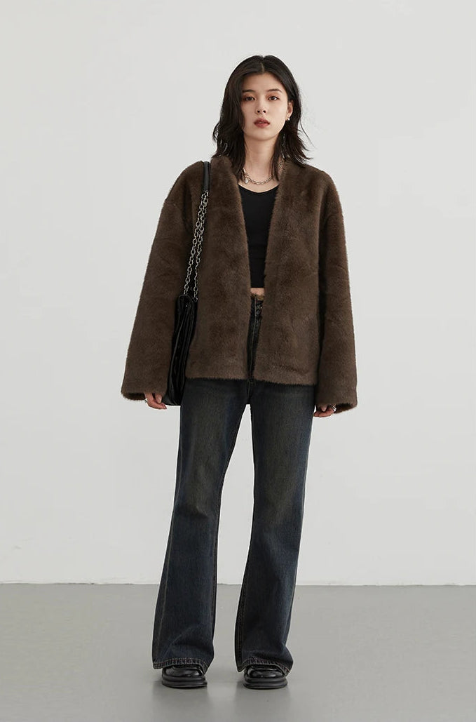 Loose Plush Jacket