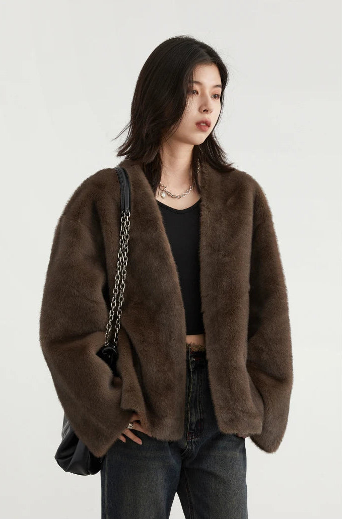 Loose Plush Jacket