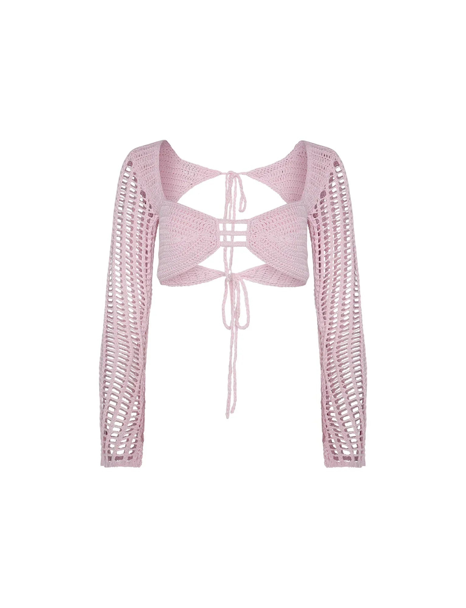 Luxury knitted summer top with skirt