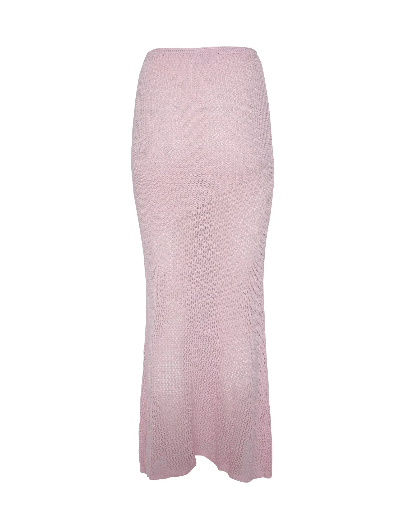 Luxury knitted summer top with skirt