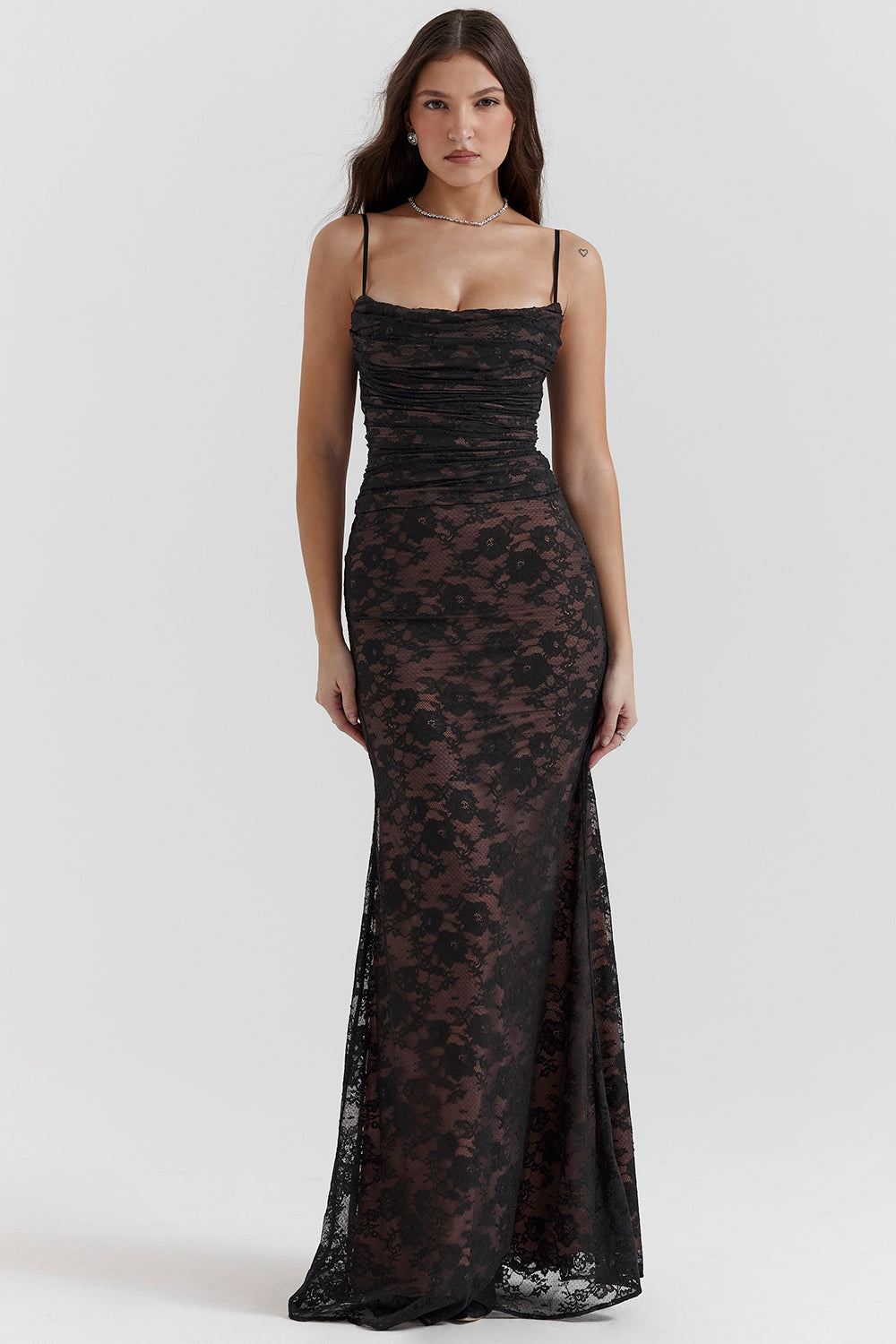 Lace maxi dress