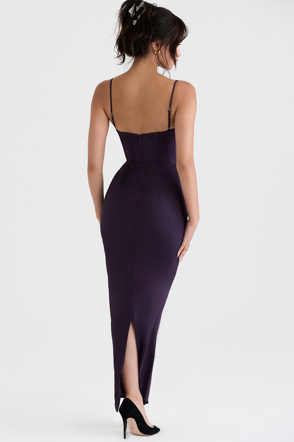 Elegant corset maxi dress