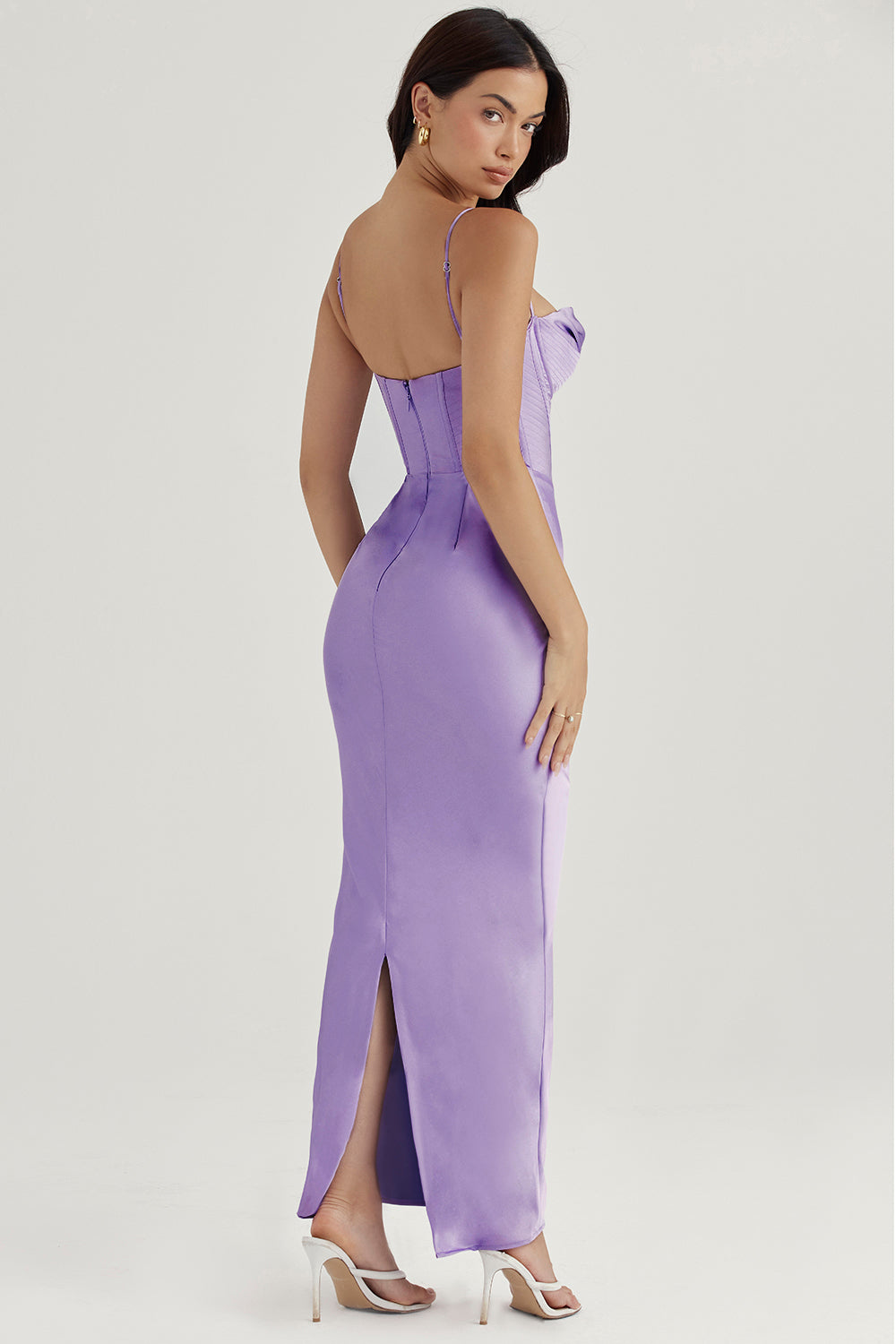Elegant corset maxi dress