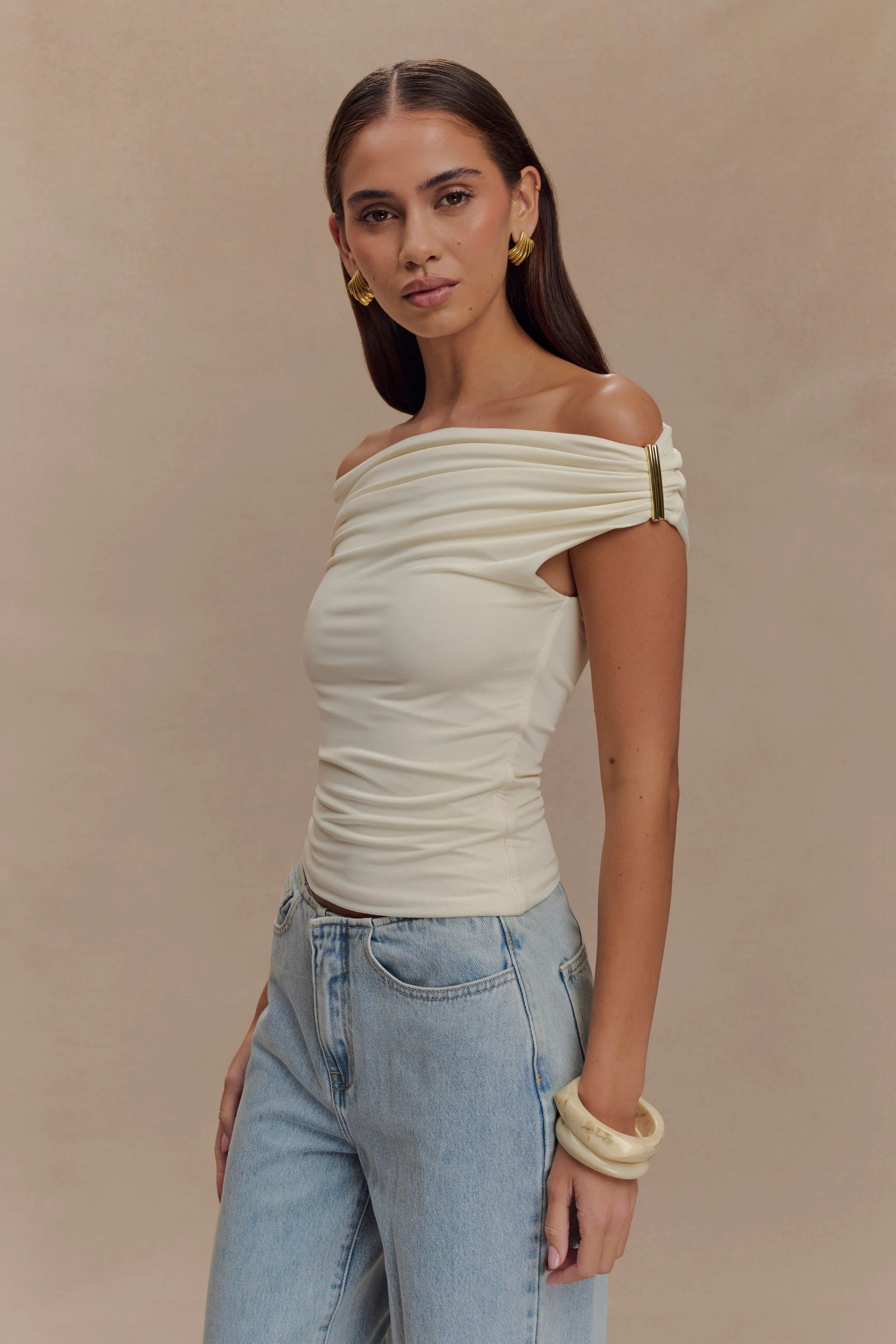 Slinky Top With Hardware