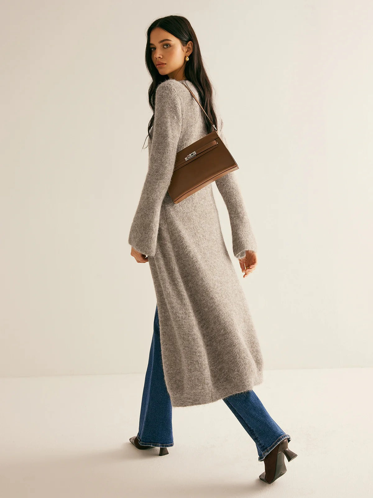 French Style Long Cardigan