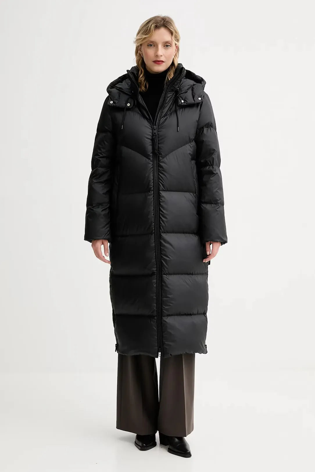 Winter Long Warm Black jacket