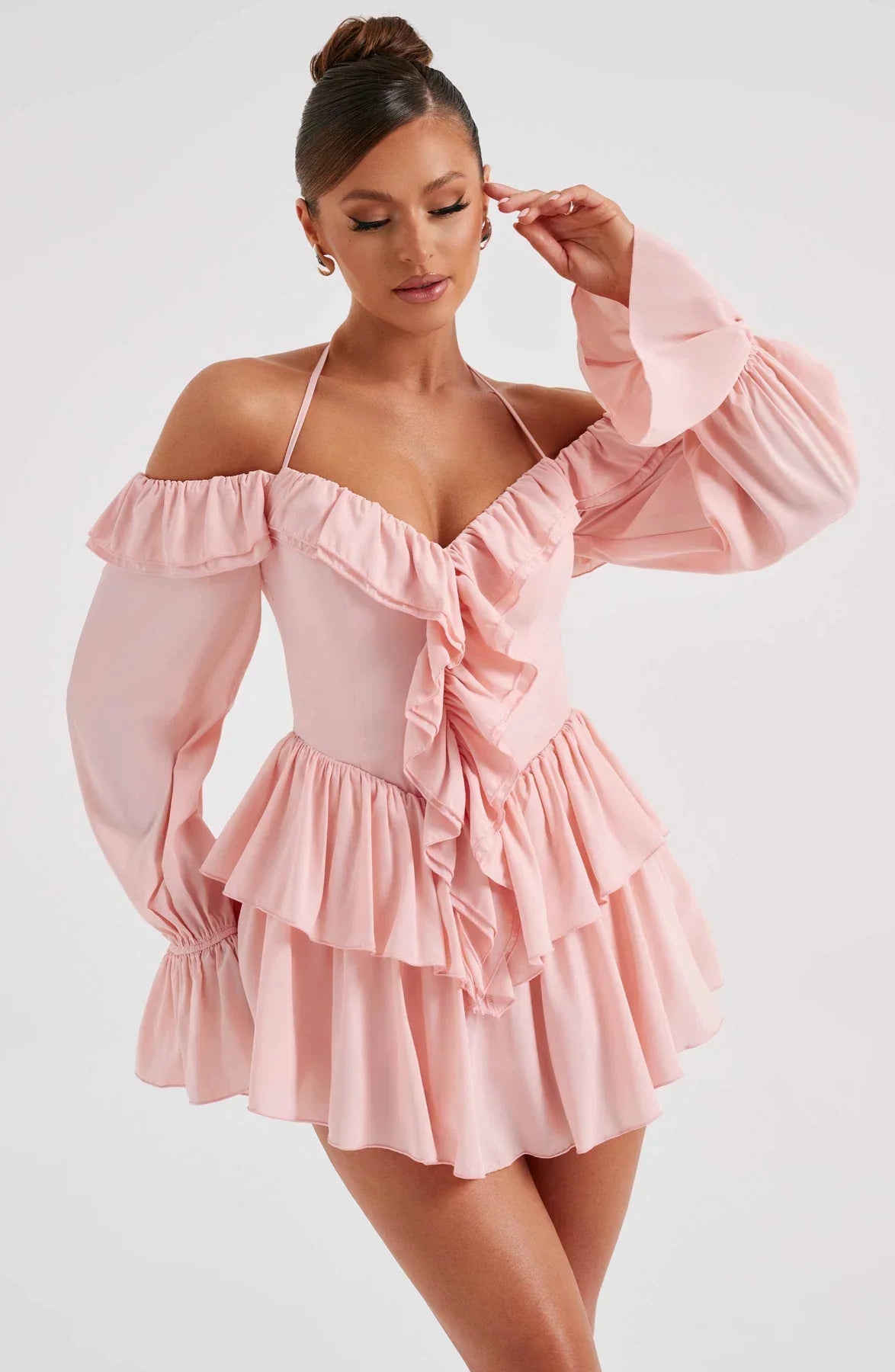Ruffled Mini dress