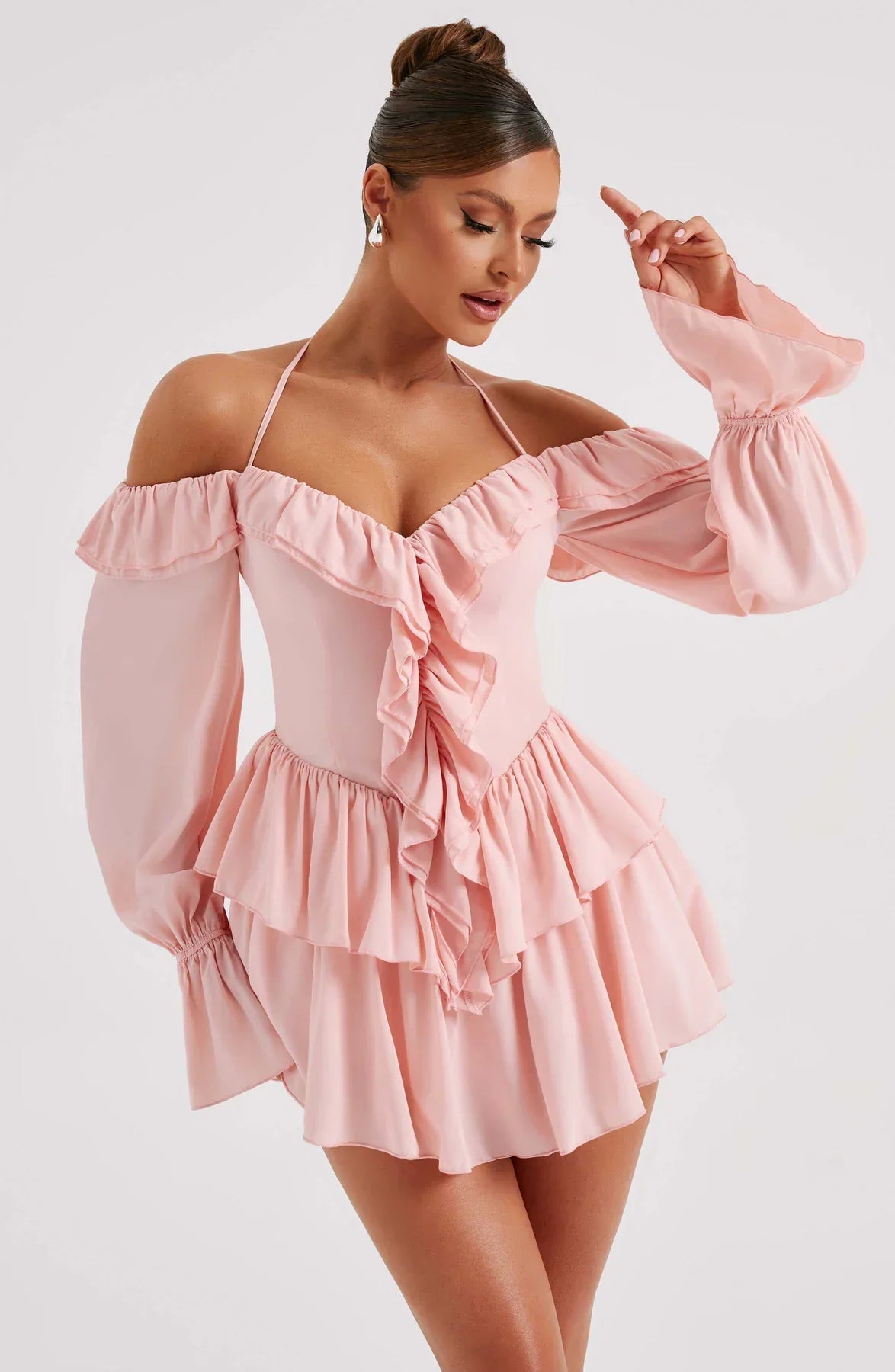Ruffled Mini dress