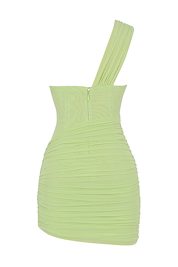 Cut out twisted mini dress