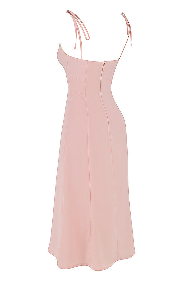 Blushing midi dress
