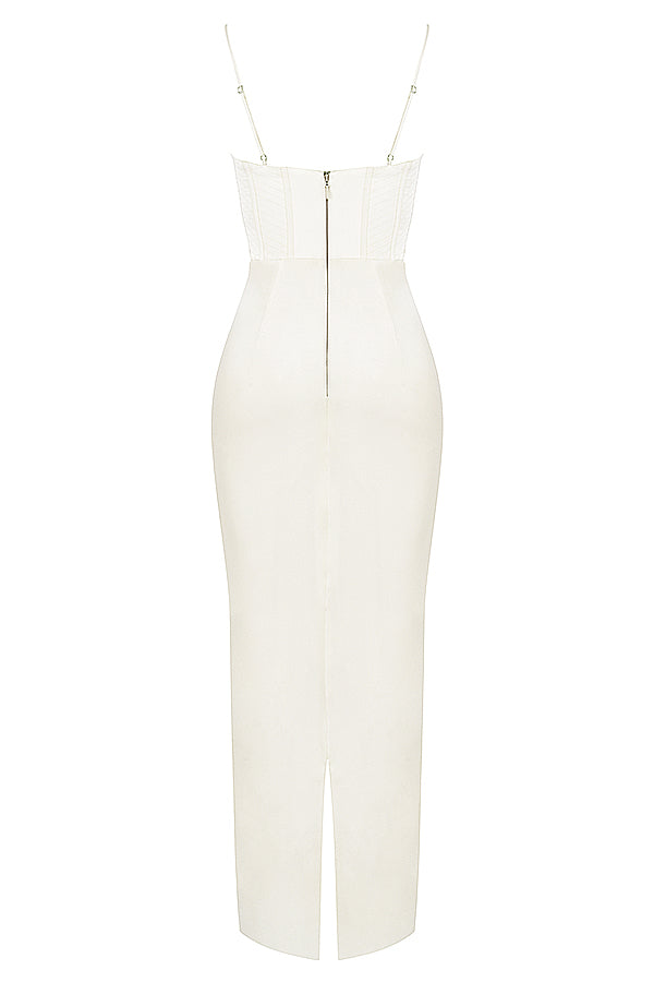 Elegant corset maxi dress