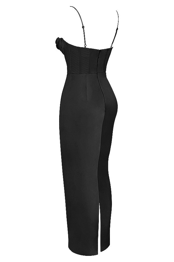 Elegant corset maxi dress
