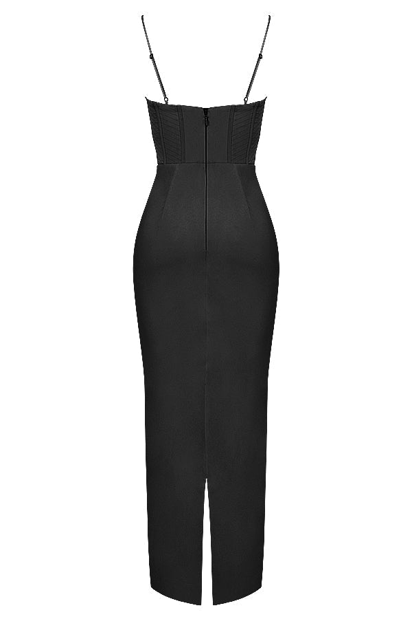 Elegant corset maxi dress