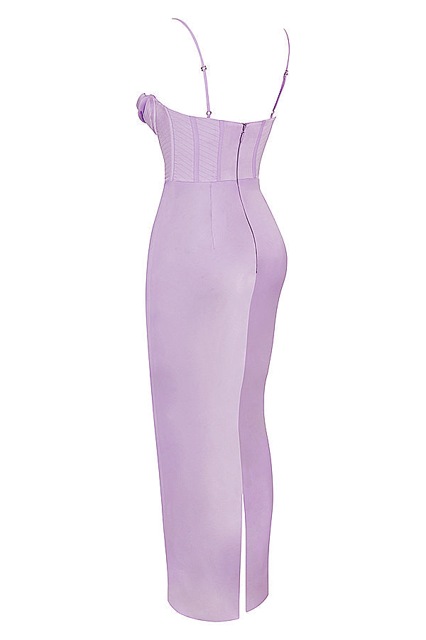Elegant corset maxi dress